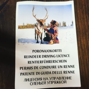 reindeer driving license